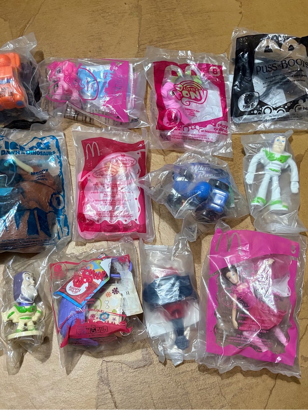 McDonald's Kids Toy Lot with Pink-Accented Sealed Figures